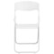 Emma and Oliver 2 Pack Commercial Event Plastic Folding Chair with Ganging Brackets